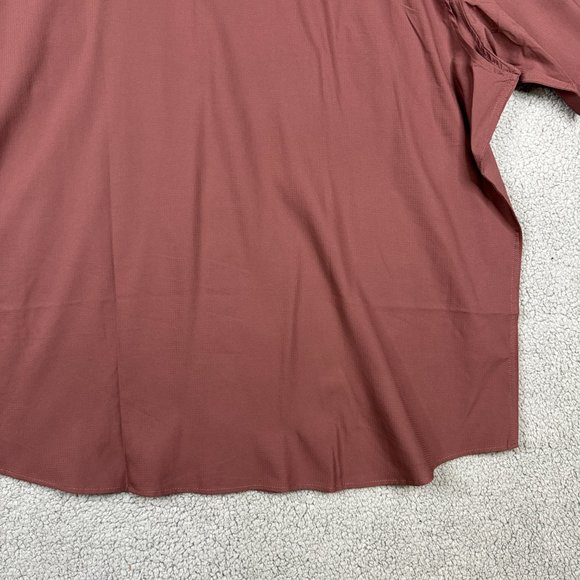 Columbia Shirt Mens Size 4XL Burgundy Lightweight Fishing Vented Utilizer 2 NWT - Picture 2 of 15